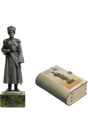Император Николай II. Оловянная военно-историческая миниатюра, пьютер, чернение