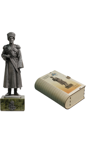 Император Николай II. Оловянная военно-историческая миниатюра, пьютер, чернение