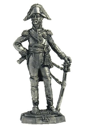 Маршал. Франция, 1805-15 гг. Оловянная военно-историческая миниатюра, пьютер, чернение