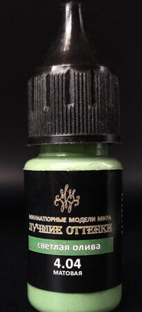 Краска акриловая "Лучшие оттенки", матовая, светлая олива