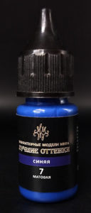 Краска акриловая "Лучшие оттенки", матовая, синяя