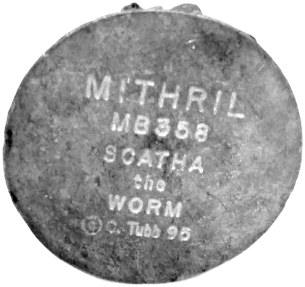 Оловянная фигура дракона, 120 мм