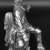 Император Всероссийский Пётр I. Оловянная военно-историческая миниатюра, пьютер, чернение