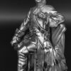 Император Всероссийский Пётр I. Оловянная военно-историческая миниатюра, пьютер, чернение