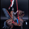 Польский гусар Придворной хоругви, 1605 год, Оловянная военно-историческая миниатюра, пьютер, акриловые краски