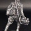 Красноармеец-связист РККА. Оловянная военно-историческая миниатюра, пьютер, чернение