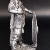 Кельтский воин. Оловянная военно-историческая миниатюра, пьютер, чернение