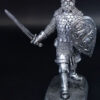 Русский витязь. Оловянная военно-историческая миниатюра, пьютер, чернение
