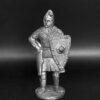 Русский воин с луком. Военно-историческая миниатюра. Фигурка из пьютера, литье, пайка, чернение.