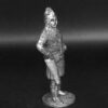 Русский воин с луком. Военно-историческая миниатюра. Фигурка из пьютера, литье, пайка, чернение.