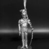 Польский улан. Военно-историческая миниатюра. Фигурка из пьютера, литье, пайка, чернение.