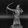 Персидский лучник. Военно-историческая миниатюра. Фигурка из пьютера, литье, пайка, чернение.