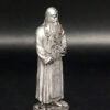 Монах Сергий Радонежский. Военно-историческая миниатюра. Фигурка из пьютера, литье, пайка, чернение.