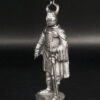 Тамплиер. Военно-историческая миниатюра. Фигурка из пьютера, литье, пайка, чернение.