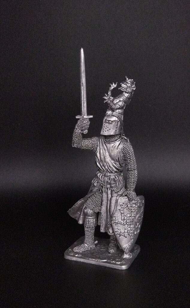 Дитхельм Гоэли (1254-1276), военно-историческая миниатюра, пьютер, чернение