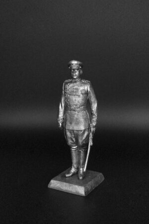 Генерал армии Алексей Иннокентьевич Антонов. Военно-историческая миниатюра, пьютер, пайка, чернение