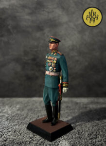 Маршал СССР Александр Михайлович Василевский. Военно-историческая миниатюра. Полуколлекционная роспись акриловыми красками.