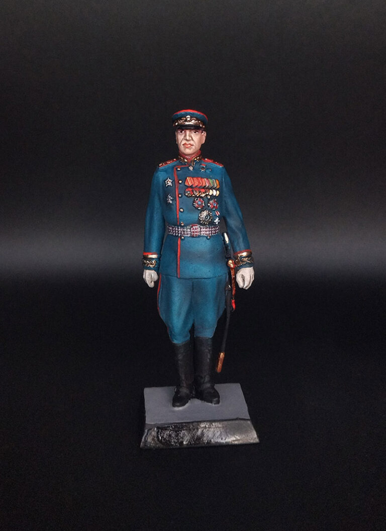 Маршал СССР Александр Михайлович Василевский. Военно-историческая миниатюра. Полуколлекционная роспись акриловыми красками.