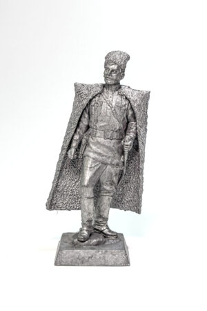 Чапаев Василий Иванович. Оловянная военно-историческая миниатюра, пьютер, чернение