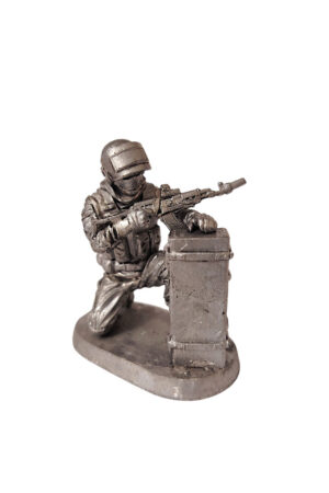 Боец Спецназа РФ, ВИМ из пьютера, литьё, пайка, чернение.