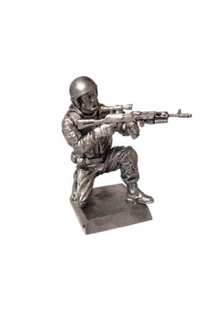 Боец Спецназа РФ, ВИМ из пьютера, литьё, пайка, чернение.