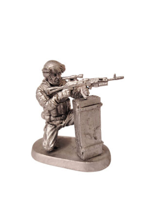 Боец Спецназа РФ, ВИМ из пьютера, литьё, пайка, чернение.