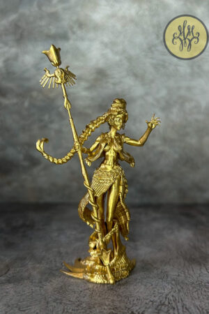 Су Анасы - персонаж татарской и казахской мифологии. Историческая миниатюра, пьютер, акриловая краска.