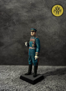 Леонид Александрович Говоров - советский маршал, полководец. Военно-историческая миниатюра, полуколлекционная роспись