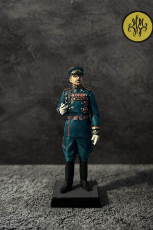 Леонид Александрович Говоров - советский маршал, полководец. Военно-историческая миниатюра, полуколлекционная роспись