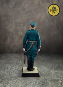 Генерал армии Алексей Иннокентьевич Антонов. Военно-историческая миниатюра, пьютер, пайка, полуколлекционная роспись